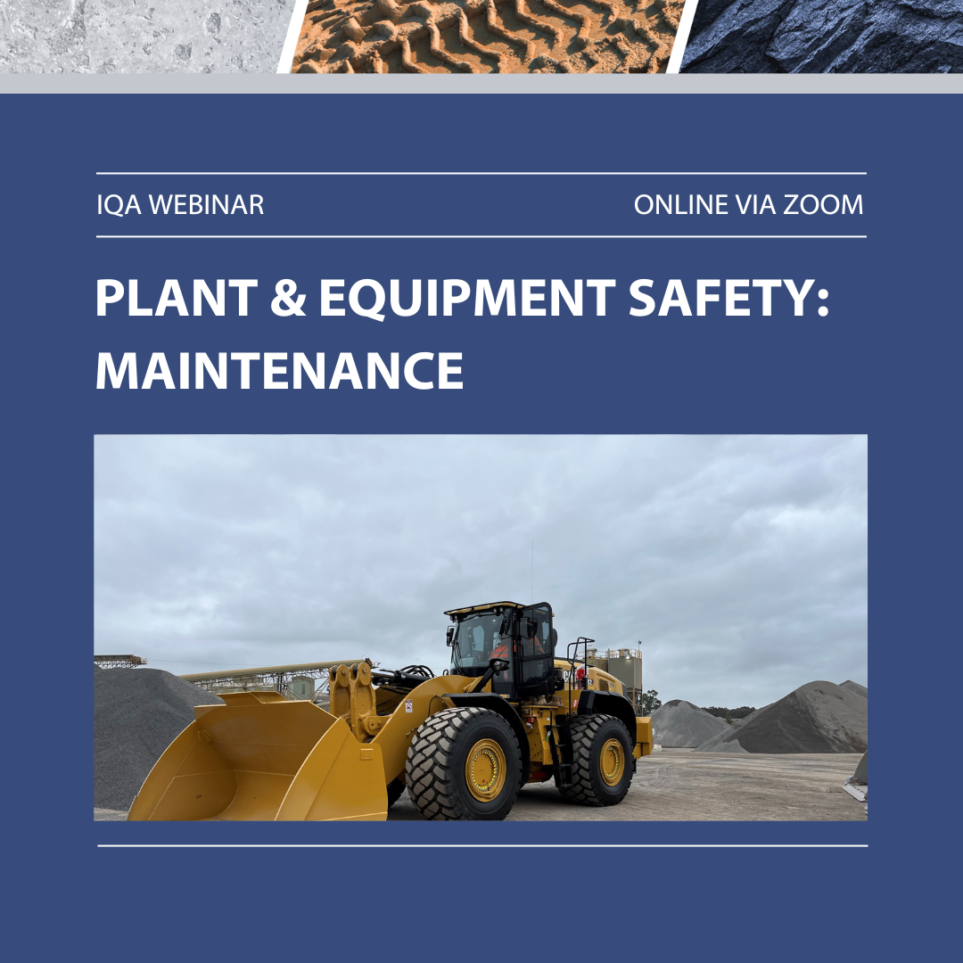 IQA Plant & Equipment Maintenance Webinar